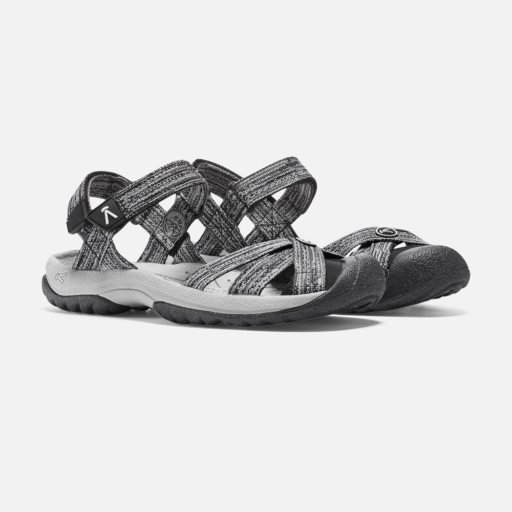 Keen Askılı Sandalet Kadın Siyah/Gri - Bali Strap - Türkiye WDFJ85671